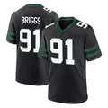 Parkc NY.Jets #91 Jowon Briggs Player Black Legacy Home Game Stitched Jerseys