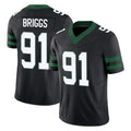 Parkc NY.Jets #91 Jowon Briggs Player Black Limited Legacy Vapor F.U.S.E. Home Game Stitched Jerseys