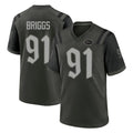 Parkc NY.Jets #91 Jowon Briggs Player Green 2025 Rivalries Collection Home Game Stitched Jerseys