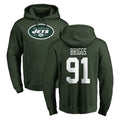 Parkc NY.Jets #91 Jowon Briggs Player Green LOGO Pullover Hoodies Limited Game Stitched Jerseys