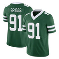 Parkc NY.Jets #91 Jowon Briggs Player Green Legacy Limited Vapor F.U.S.E. Home Game Stitched Jerseys