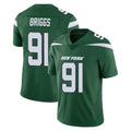 Parkc NY.Jets #91 Jowon Briggs Player Green Limited Vapor Home Game Stitched Jerseys