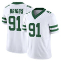 Parkc NY.Jets #91 Jowon Briggs Player White Legacy Limited Vapor F.U.S.E. Home Game Stitched Jerseys