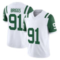 Parkc NY.Jets #91 Jowon Briggs Player White Limited Classic Vapor F.U.S.E. Home Game Stitched Jerseys