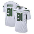 Parkc NY.Jets #91 Jowon Briggs Player White Spotlight Home Game Stitched Jerseys