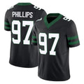 Parkc NY.Jets #97 Harrison Phillips Player Black Limited Legacy Vapor F.U.S.E. Home Game Stitched Jerseys