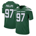 Parkc NY.Jets #97 Harrison Phillips Player Green Home Game Stitched Jerseys