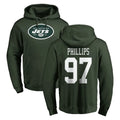 Parkc NY.Jets #97 Harrison Phillips Player Green LOGO Pullover Hoodies Limited Game Stitched Jerseys