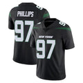 Parkc NY.Jets #97 Harrison Phillips Player Stealth Black Limited Vapor Home Game Stitched Jerseys