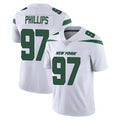 Parkc NY.Jets #97 Harrison Phillips Player White Spotlight Limited Vapor Home Game Stitched Jerseys