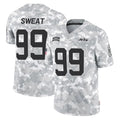 Parkc NY.Jets #99 T'Vondre Sweat Player Arctic Camo Salute to Service Limited Game Stitched Jerseys