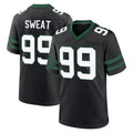 Parkc NY.Jets #99 T'Vondre Sweat Player Black Legacy Home Game Stitched Jerseys
