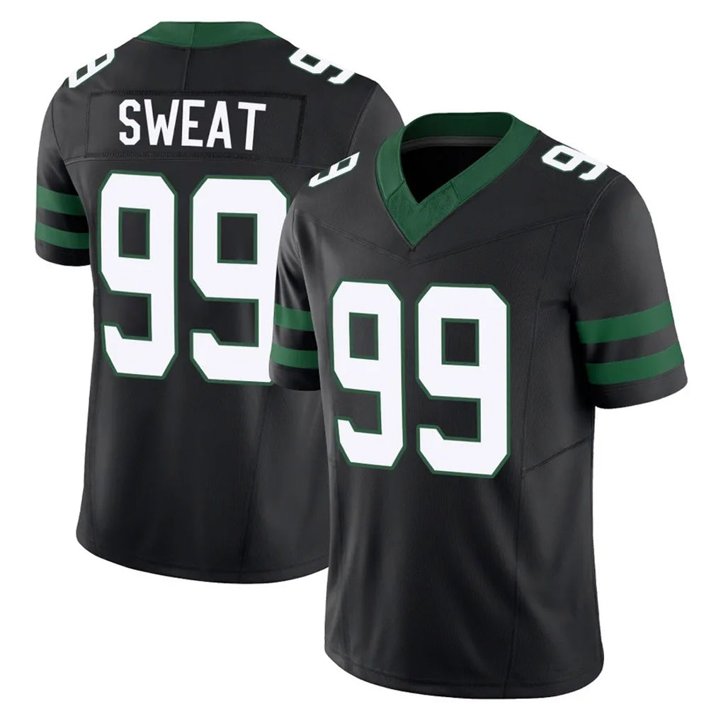 Parkc NY.Jets #99 T'Vondre Sweat Player Black Limited Legacy Vapor F.U.S.E. Home Game Stitched Jerseys