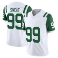 Parkc NY.Jets #99 T'Vondre Sweat Player White Limited Classic Vapor F.U.S.E. Home Game Stitched Jerseys