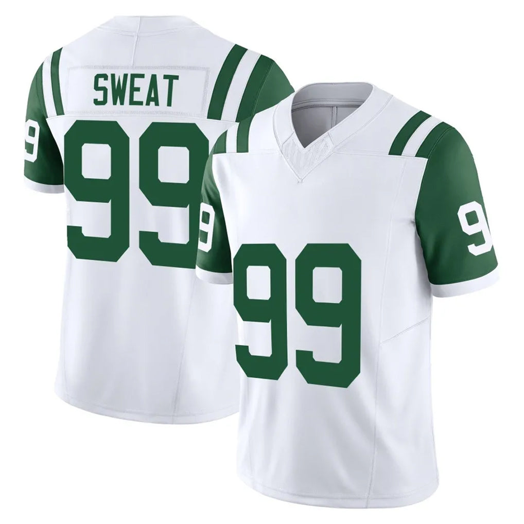 Parkc NY.Jets #99 T'Vondre Sweat Player White Limited Classic Vapor F.U.S.E. Home Game Stitched Jerseys