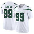 Parkc NY.Jets #99 T'Vondre Sweat Player White Limited Vapor F.U.S.E. Home Game Stitched Jerseys