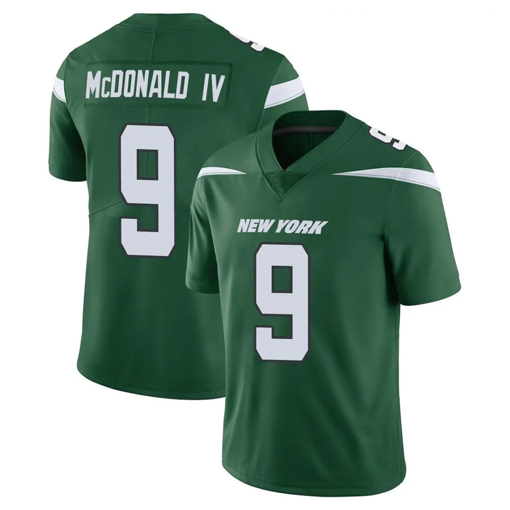 Parkc NY.Jets #9 Will McDonald IV Player Green Limited Vapor Home Game Stitched Jerseys
