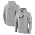 Parkc P.Eagles Gray LOGO Pullover Hoodies Home Game Blank Player Stitched Jerseys