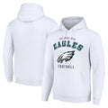 Parkc P.Eagles White Pullover Hoodies Home Game Blank Player Stitched Jerseys