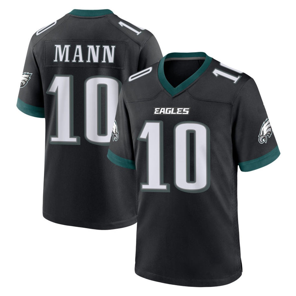 Parkc P.Eagles #10 Braden Mann Player Black Game Home Stitched Jerseys