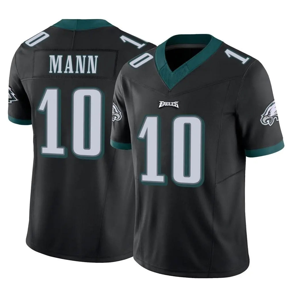 Parkc P.Eagles #10 Braden Mann Player Black Limited Vapor F.U.S.E. Home Game Stitched Jerseys