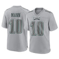Parkc P.Eagles #10 Braden Mann Player Gray Atmosphere Fashion Home Game Stitched Jerseys
