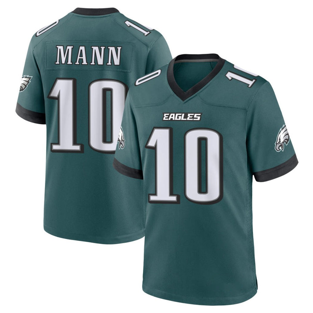 Parkc P.Eagles #10 Braden Mann Player Green Home Game Stitched Jerseys