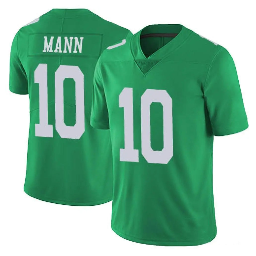 Parkc P.Eagles #10 Braden Mann Player Green Limited Vapor Untouchable Home Game Stitched Jerseys