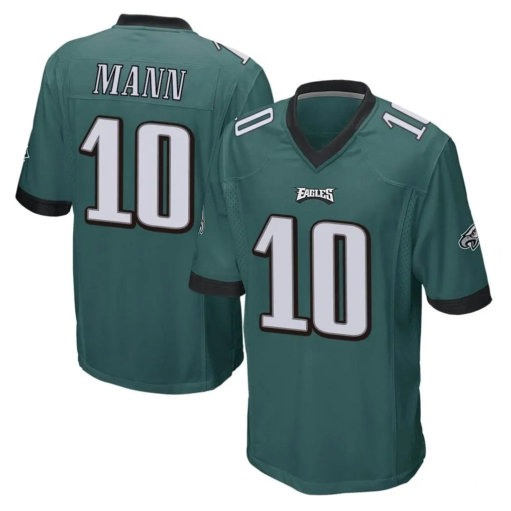 Parkc P.Eagles #10 Braden Mann Player Team Color Green Home Game Stitched Jerseys