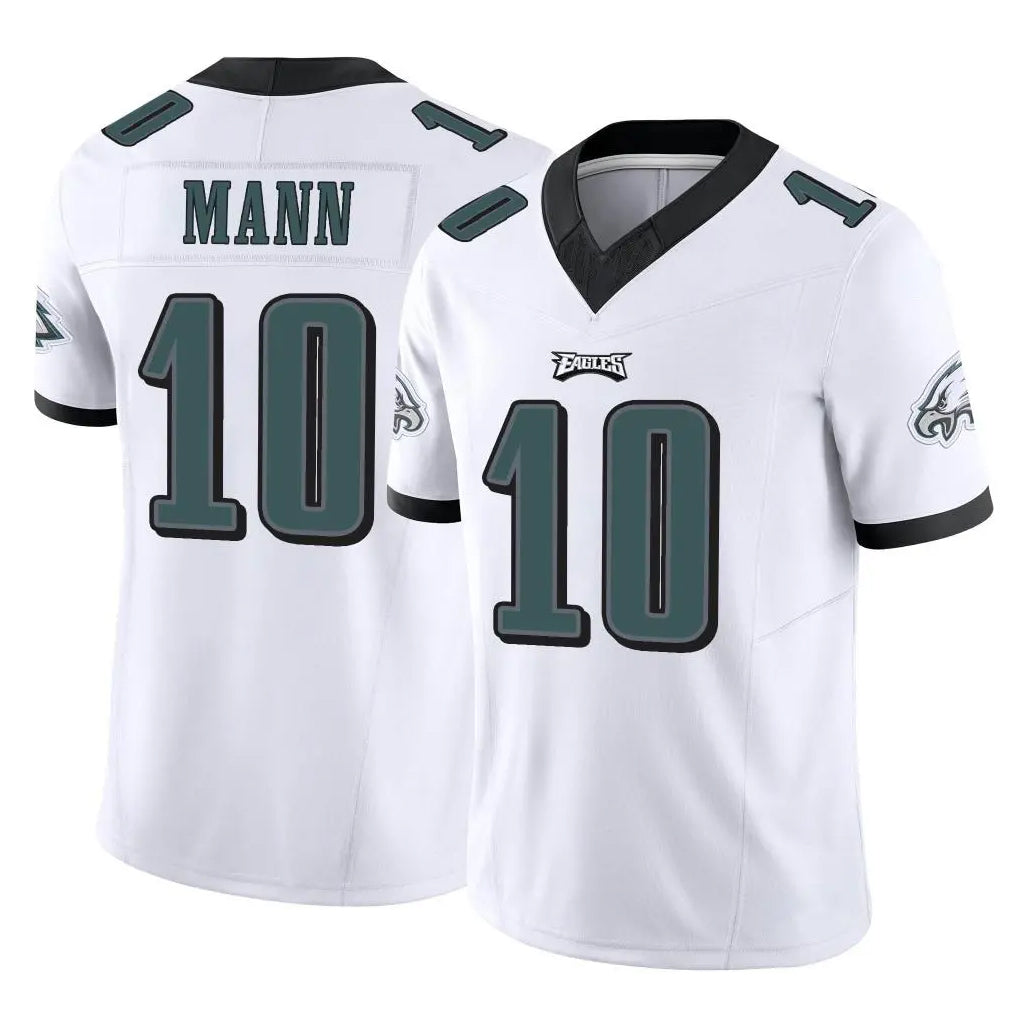 Parkc P.Eagles #10 Braden Mann Player White Limited Vapor F.U.S.E. Home Game Stitched Jerseys