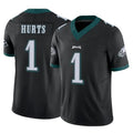 Parkc P.Eagles #1 Jalen Hurts Player Black Limited Vapor F.U.S.E. Home Game Stitched Jerseys