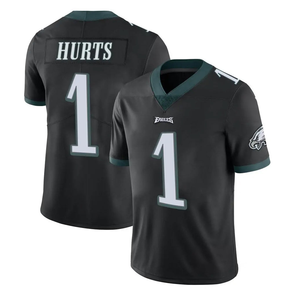 Parkc P.Eagles #1 Jalen Hurts Player Black Limited Vapor Untouchable Home Game Stitched Jerseys
