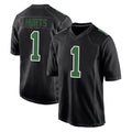 Parkc P.Eagles #1 Jalen Hurts Player Carbon Green Fashion Home Game Stitched Jerseys