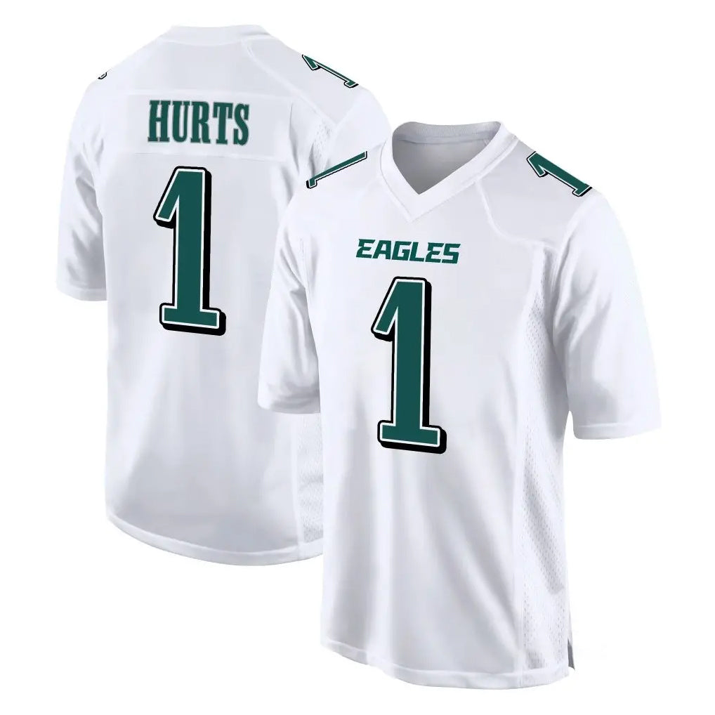 Parkc P.Eagles #1 Jalen Hurts Player White Tundra Fashion Home Game Stitched Jerseys