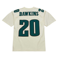 Parkc P.Eagles #20 Brian Dawkins Mitchell & Ness Cream Chainstitch Legacy Jersey