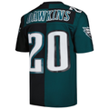 Parkc P.Eagles #20 Brian Dawkins Mitchell & Ness Midnight GreenBlack 2004 Split Legacy Replica Jersey
