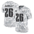 Parkc P.Eagles #26 Saquon Barkley Player Arctic Camo Salute to Service Limited Game Stitched Jerseys
