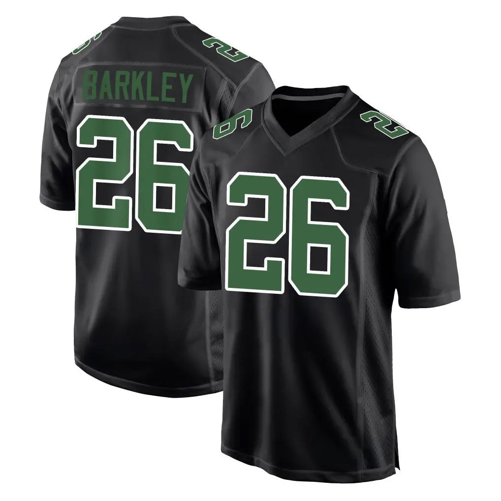 Parkc P.Eagles #26 Saquon Barkley Player Carbon Green Fashion Home Game Stitched Jerseys