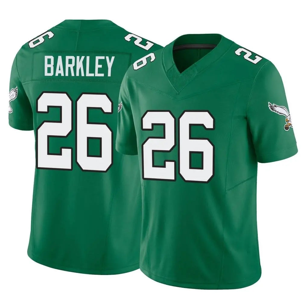 Parkc P.Eagles #26 Saquon Barkley Player Green Kelly Alternate Vapor F.U.S.E. Home Game Stitched Jerseys