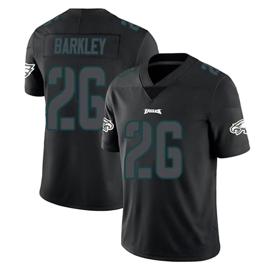Parkc P.Eagles #26 Saquon Barkley Player Limited Black Impact Home Game Stitched Jerseys