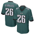 Parkc P.Eagles #26 Saquon Barkley Player Team Color Green Home Game Stitched Jerseys