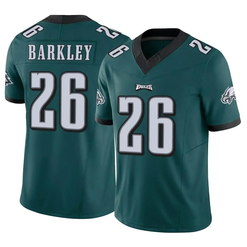 Parkc P.Eagles #26 Saquon Barkley Player Team Color Green Limited Vapor F.U.S.E. Home Game Stitched Jerseys