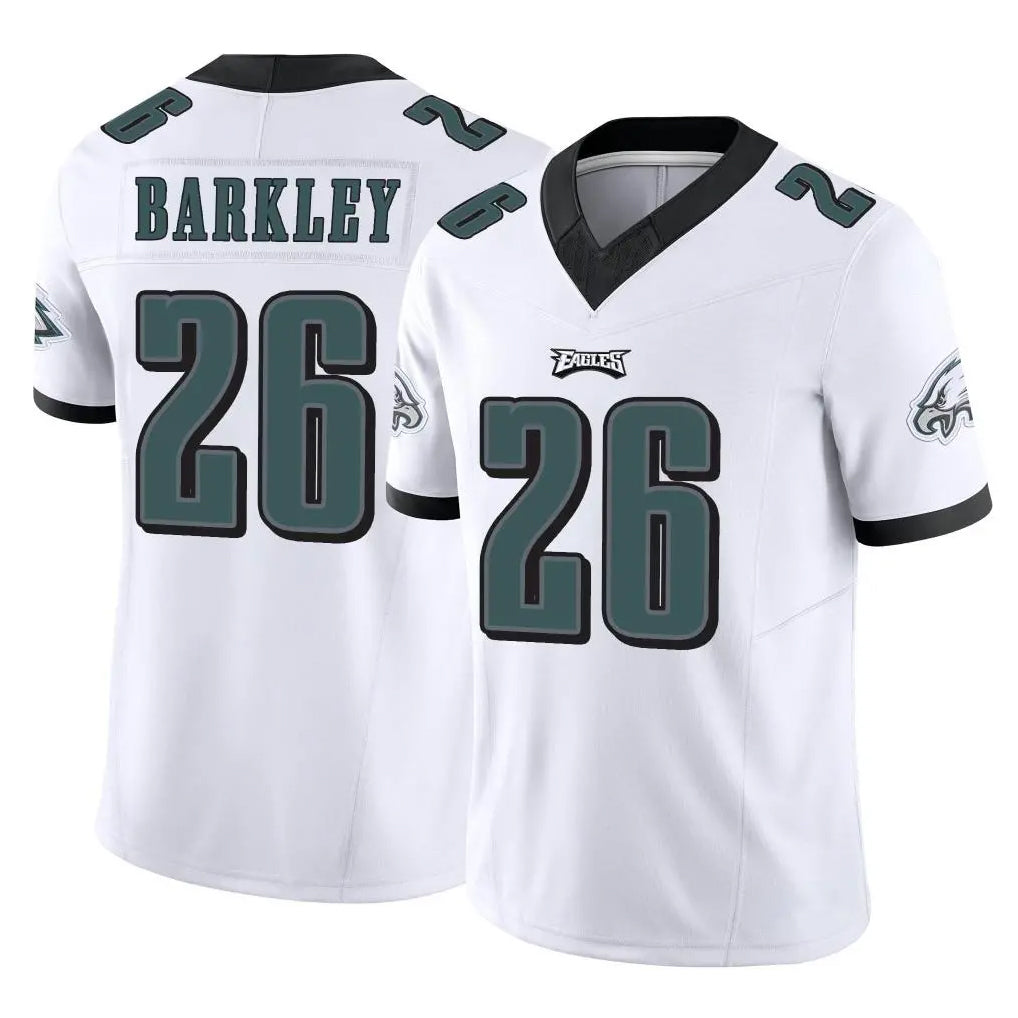Parkc P.Eagles #26 Saquon Barkley Player White Limited Vapor F.U.S.E. Home Game Stitched Jerseys