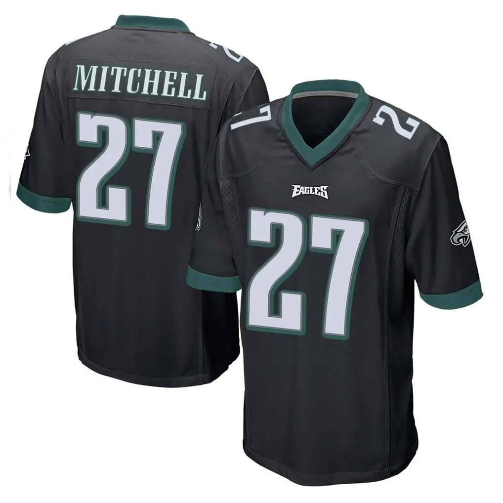 Parkc P.Eagles #27 Quinyon Mitchell Player Black Home Game Stitched Jerseys