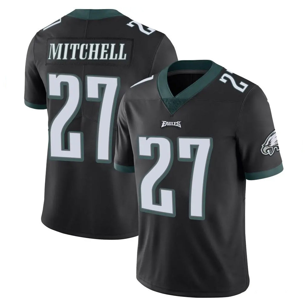 Parkc P.Eagles #27 Quinyon Mitchell Player Black Limited Vapor Untouchable Home Game Stitched Jerseys