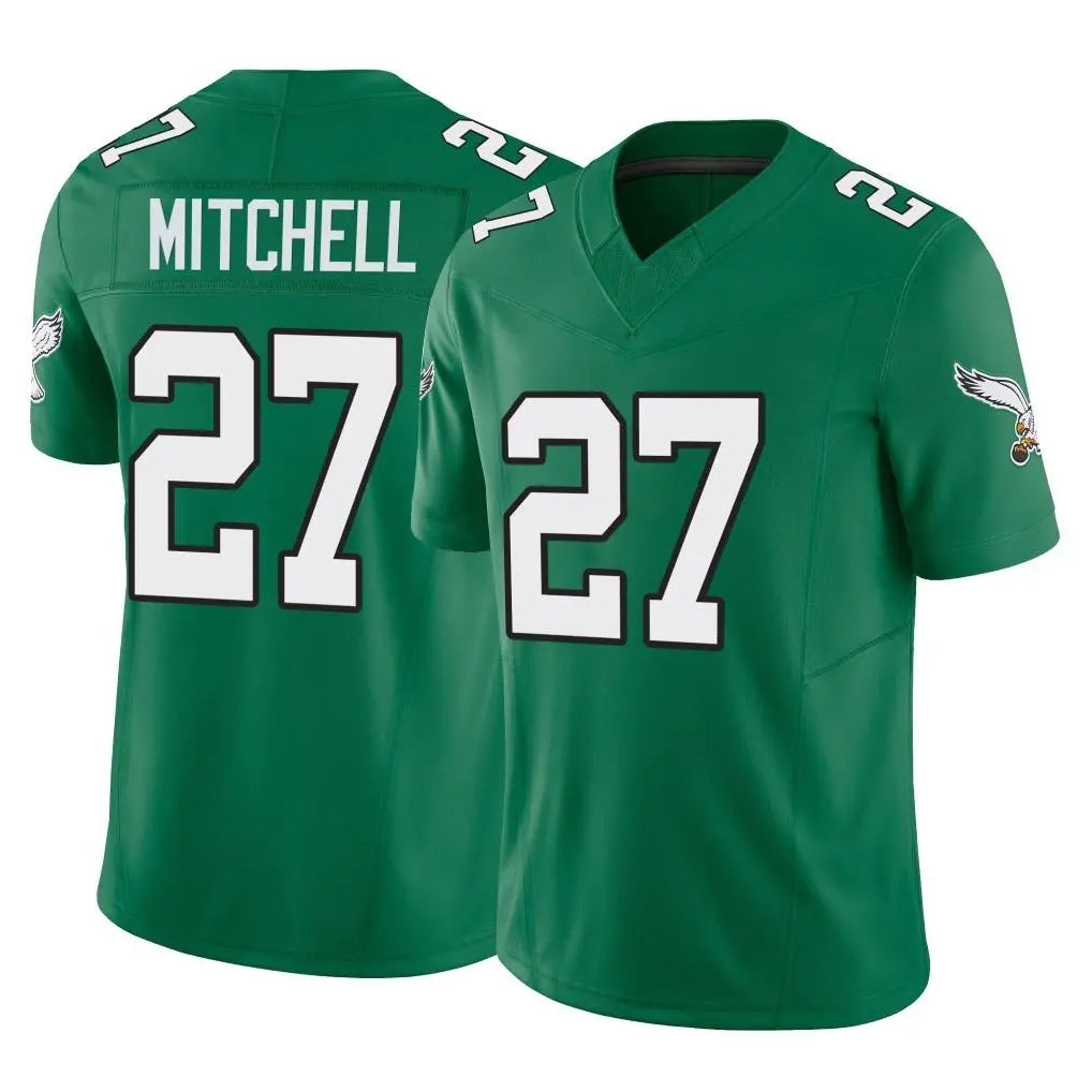 Parkc P.Eagles #27 Quinyon Mitchell Player Green Kelly Alternate Vapor F.U.S.E. Home Game Stitched Jerseys