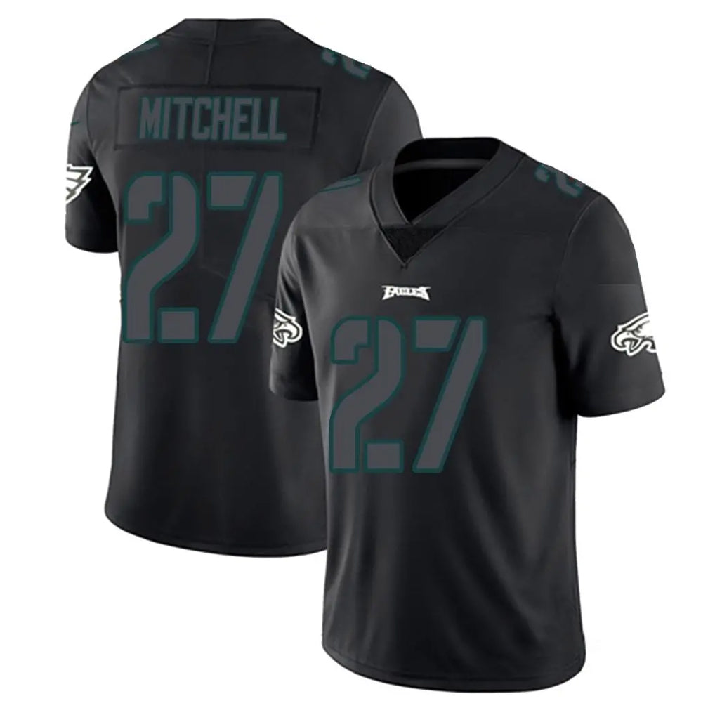 Parkc P.Eagles #27 Quinyon Mitchell Player Limited Black Impact Home Game Stitched Jerseys
