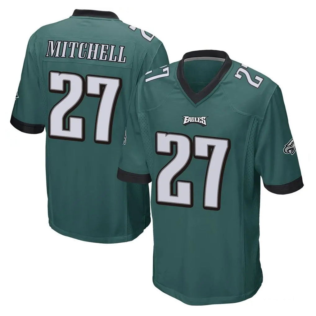 Parkc P.Eagles #27 Quinyon Mitchell Player Team Color Green Home Game Stitched Jerseys