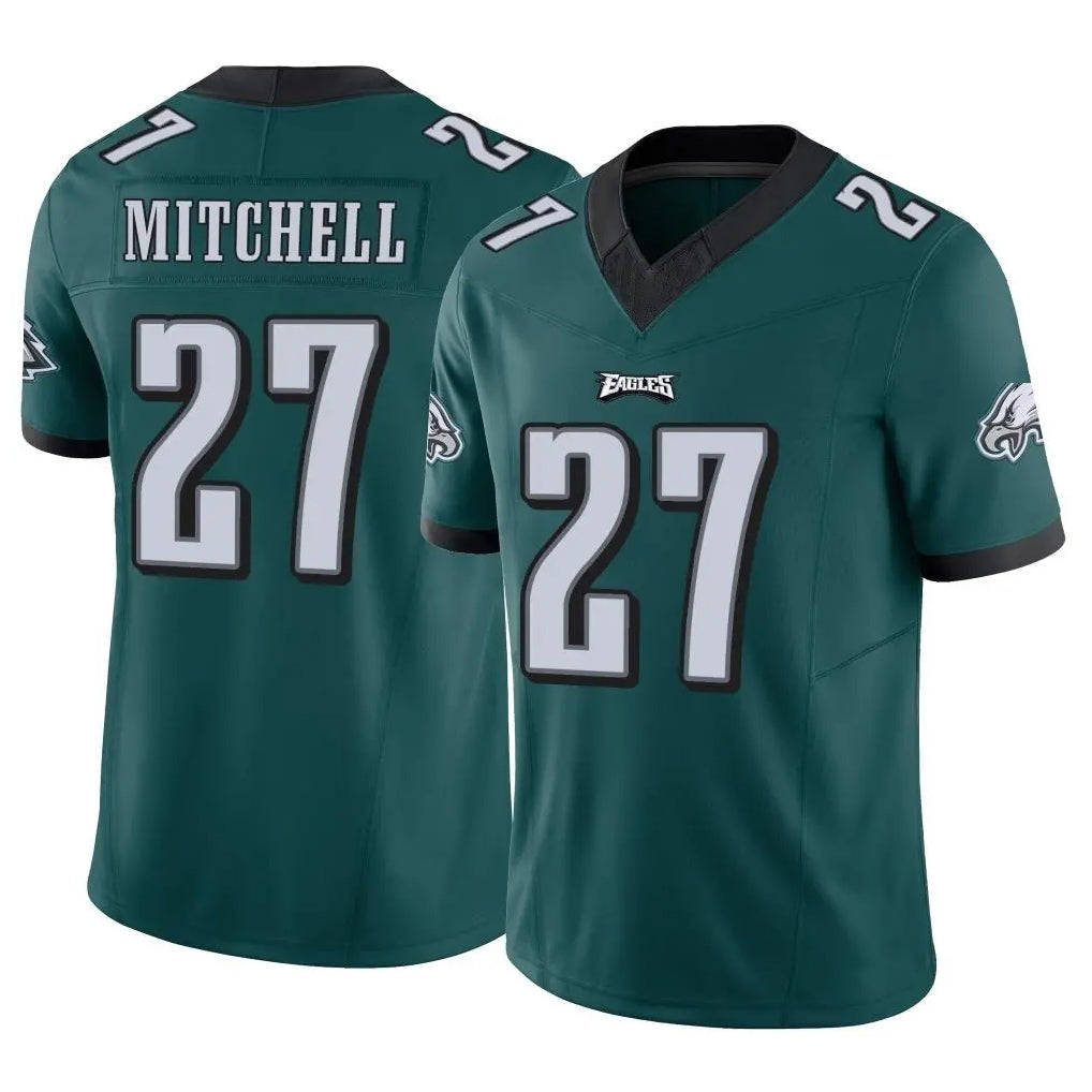 Parkc P.Eagles #27 Quinyon Mitchell Player Team Color Green Limited Vapor F.U.S.E. Home Game Stitched Jerseys