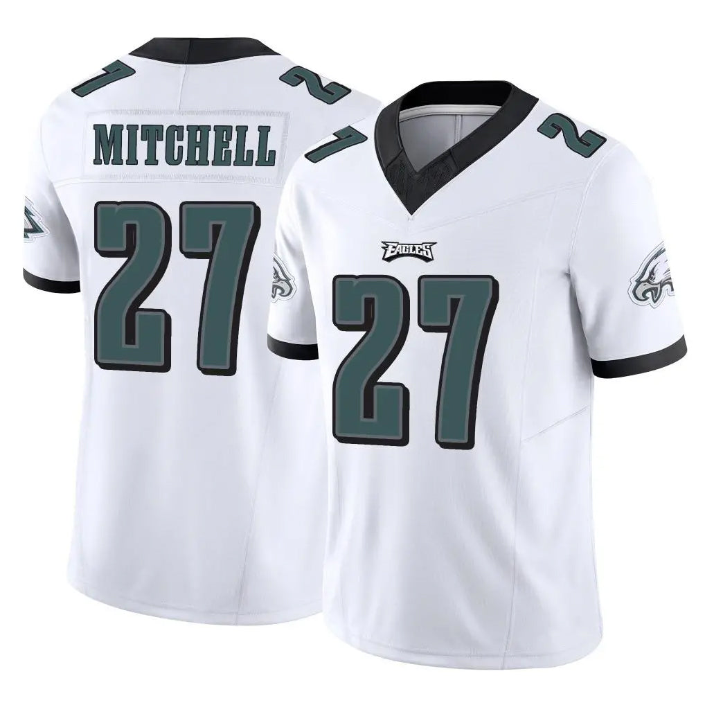 Parkc P.Eagles #27 Quinyon Mitchell Player White Limited Vapor F.U.S.E. Home Game Stitched Jerseys